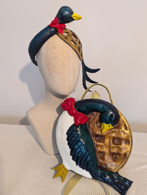 Duck & Waffle Headpiece & Bag - Image 2